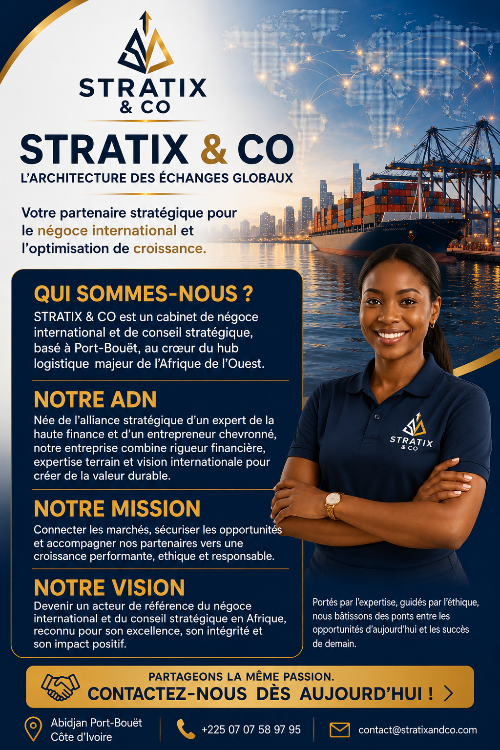 STRATIX & CO — Qui sommes-nous, Notre ADN, Notre Mission, Notre Vision